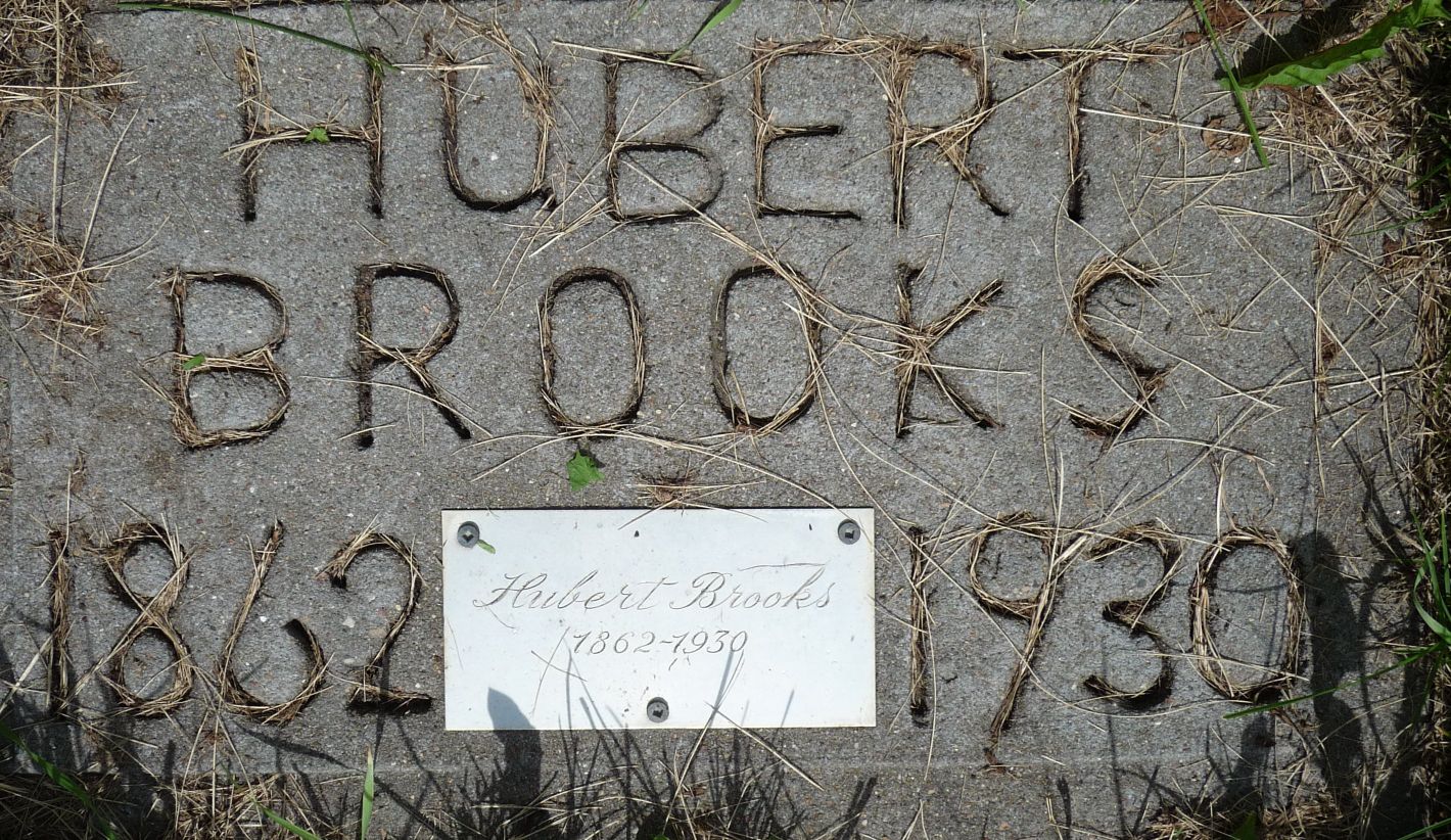 Tombstone of Hubert (Rousseau) Brooks